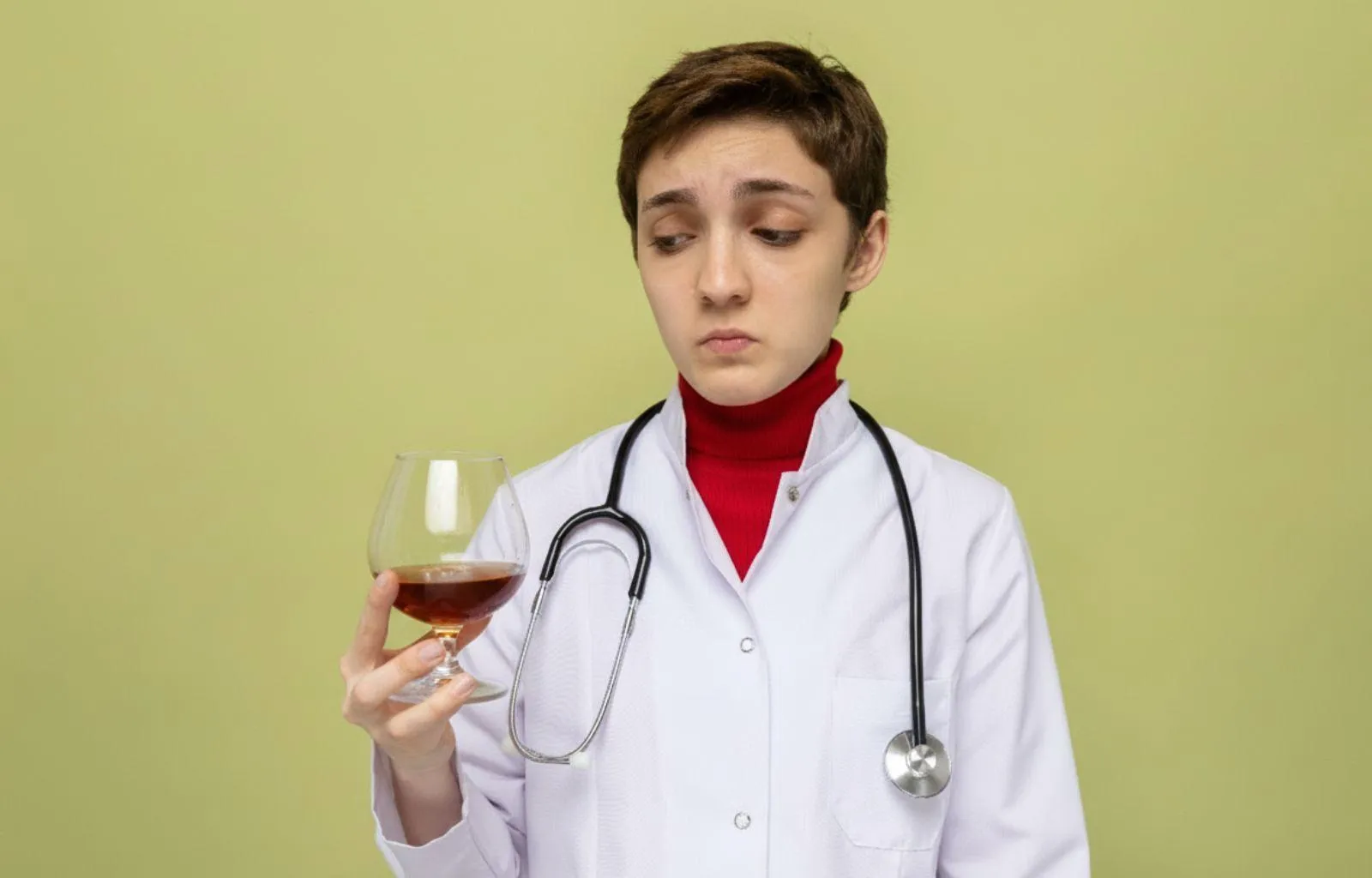 Врач-нарколог помогает пациенту выйти из запоя