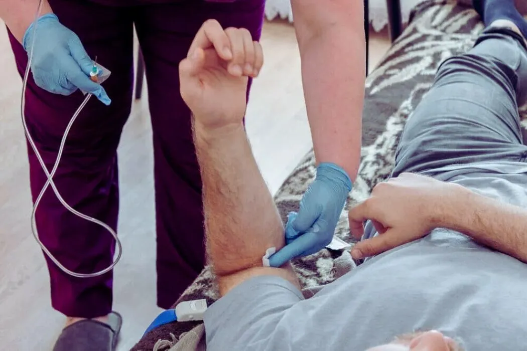 Пациент на сеансе психотерапии в центре Добро, Одесса